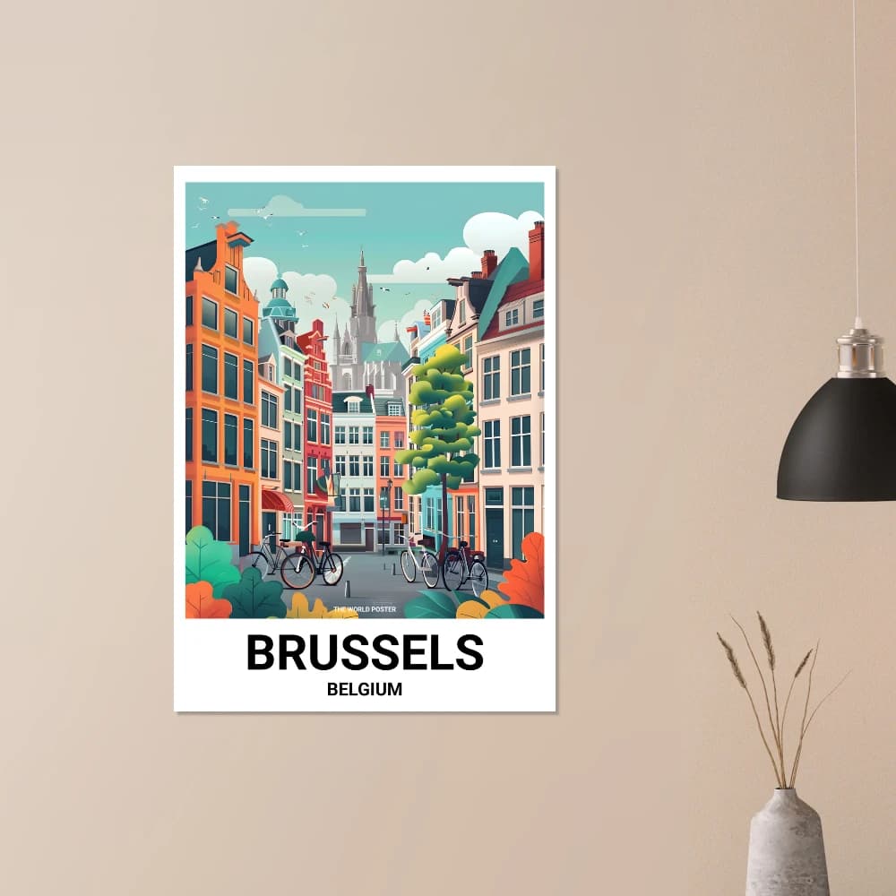 Affiche BRUXELLES - Image 4 of 6