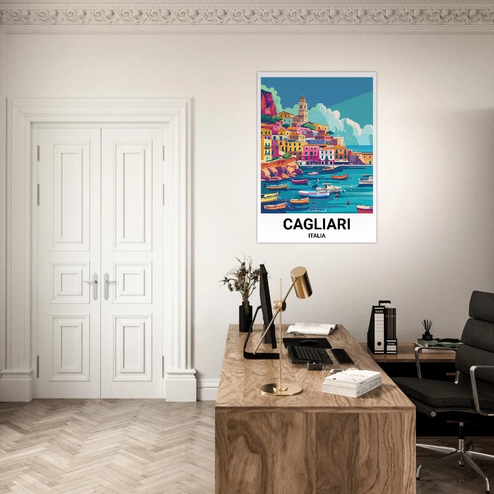 Affiche CAGLIARI - Image 2 of 6