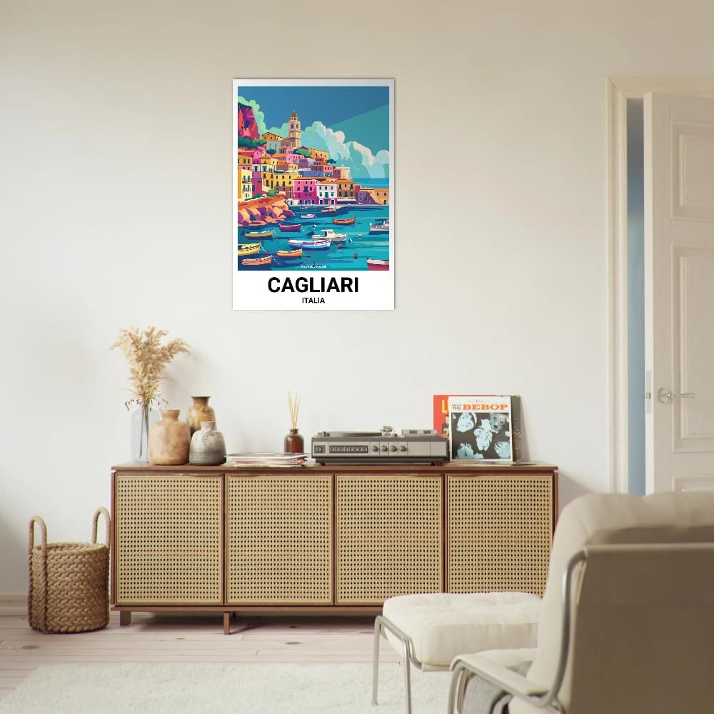 Affiche CAGLIARI - Image 3 of 6