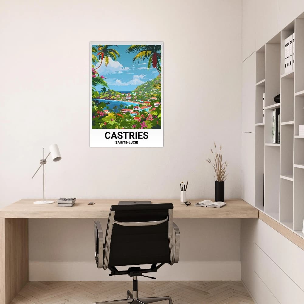 Affiche CASTRIES - Image 4 of 6