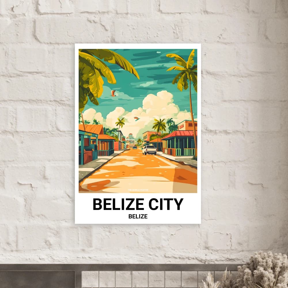 Affiche BELIZE CITY - Image 4 of 6