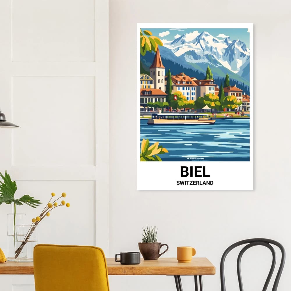 Affiche BIENNE - Image 4 of 6