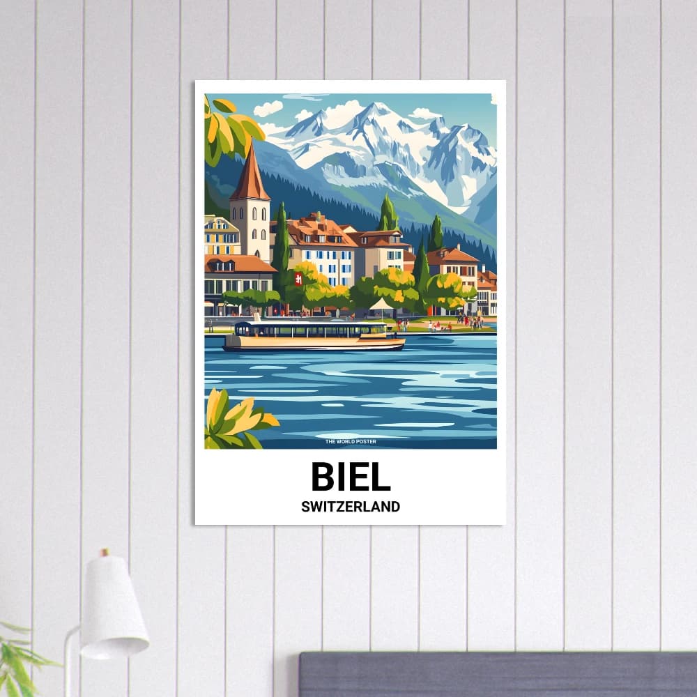 Affiche BIENNE - Image 6 of 6