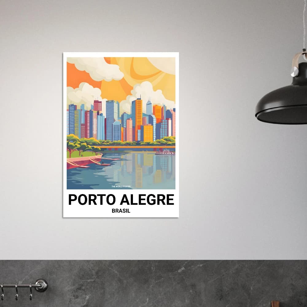 Affiche PORTO ALEGRE - Image 3 of 6