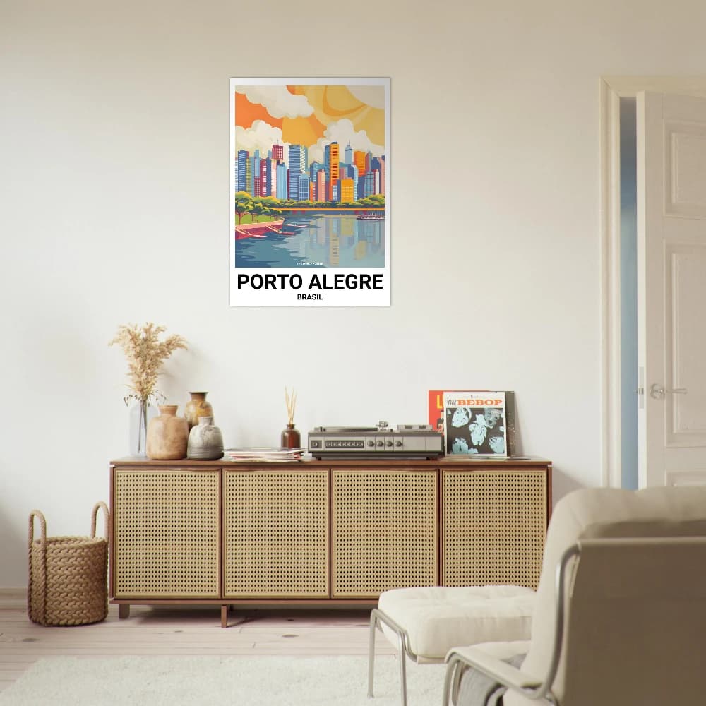 Affiche PORTO ALEGRE - Image 4 of 6