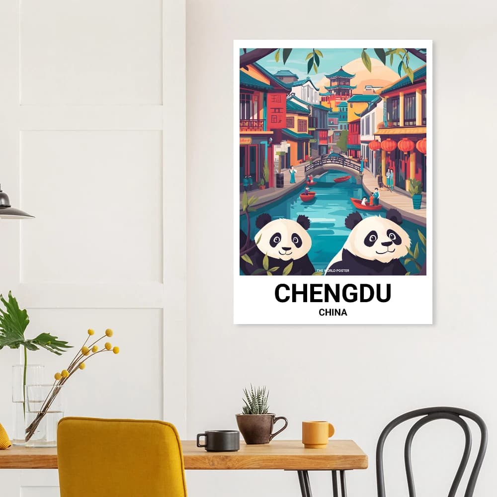 Affiche CHENGDU - Image 5 of 6