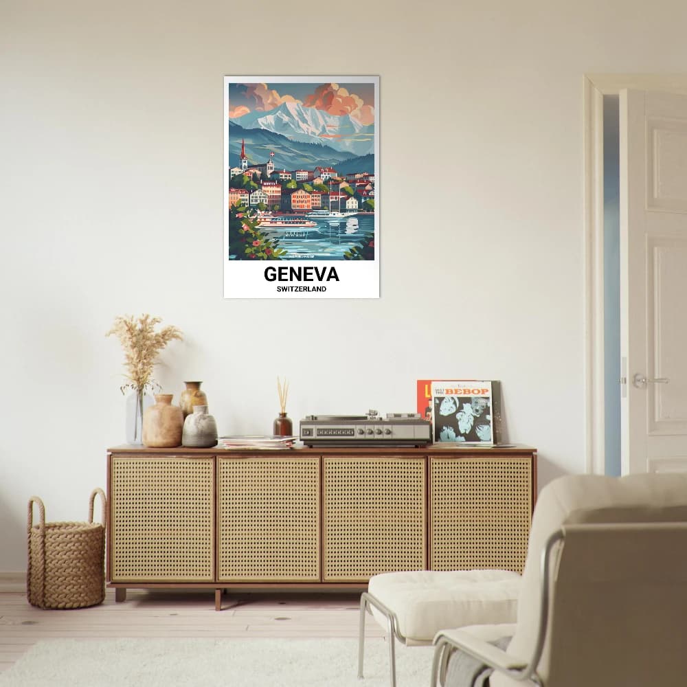 Affiche GENÈVE - Image 4 of 6