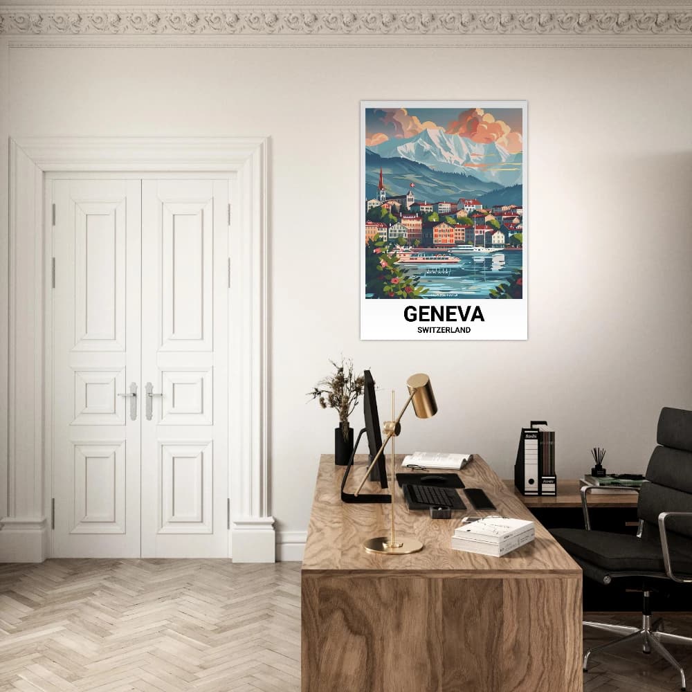 Affiche GENÈVE - Image 5 of 6
