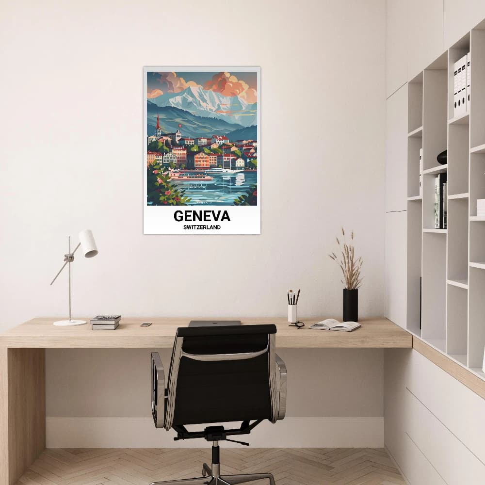 Affiche GENÈVE - Image 6 of 6