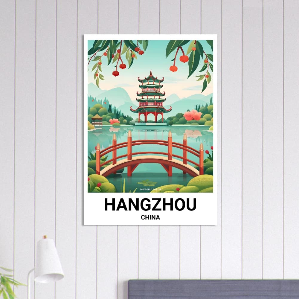 Affiche HANGZHOU - Image 4 of 6