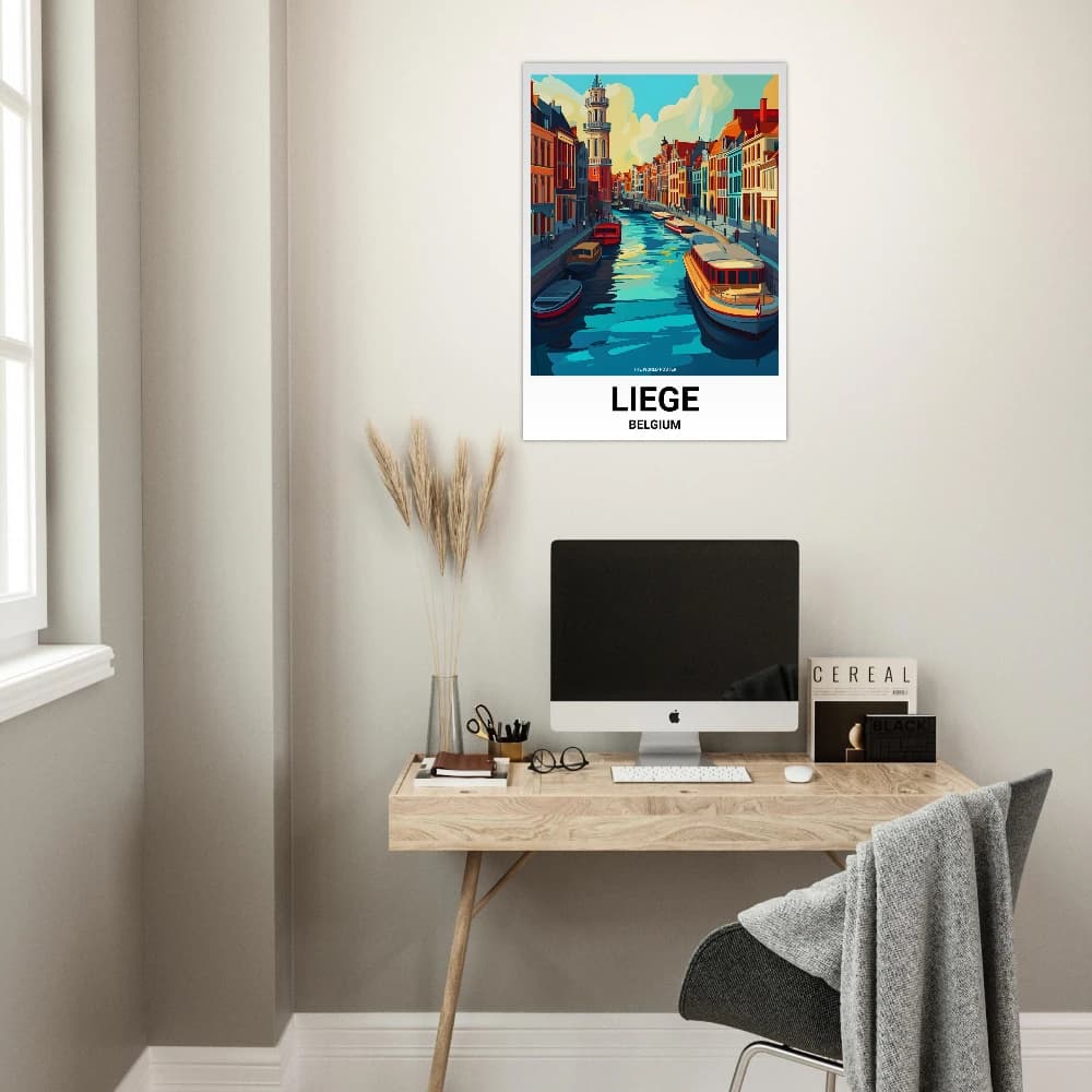 Affiche LIÈGE - Image 6 of 6