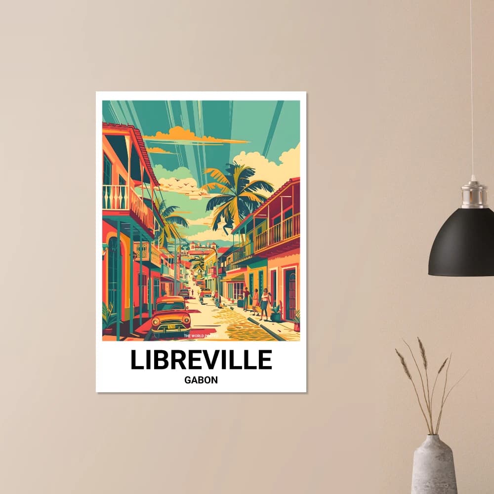 Affiche LIBREVILLE - Image 6 of 6