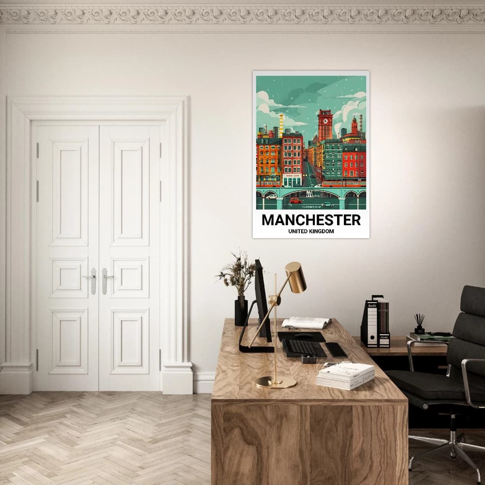 Affiche MANCHESTER - Image 3 of 6