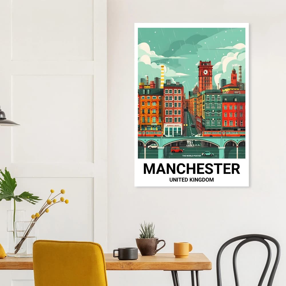 Affiche MANCHESTER - Image 4 of 6