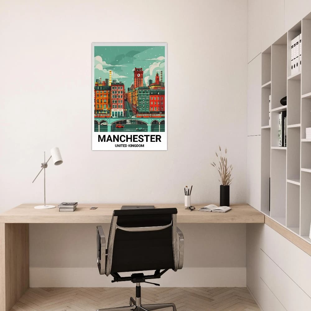 Affiche MANCHESTER - Image 6 of 6