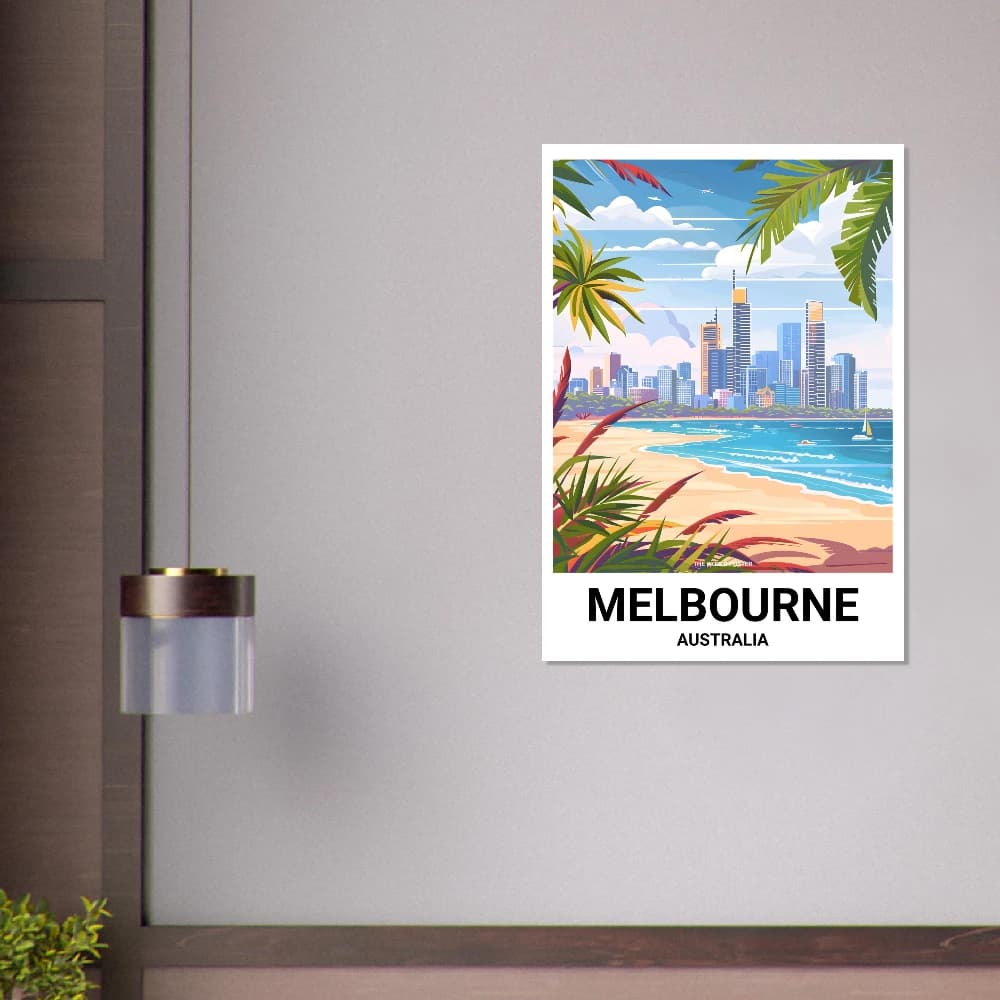 Affiche MELBOURNE - Image 5 of 6