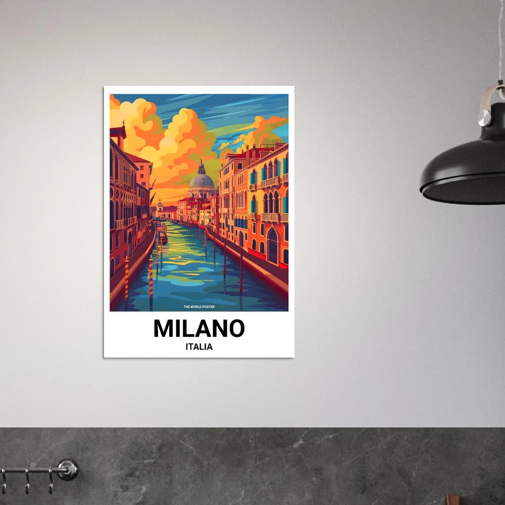 Affiche MILAN - Image 2 of 6