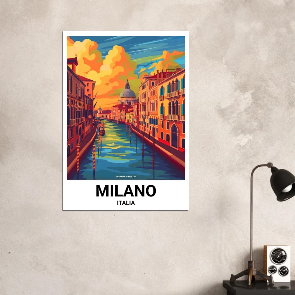 Affiche MILAN - Image 5 of 6
