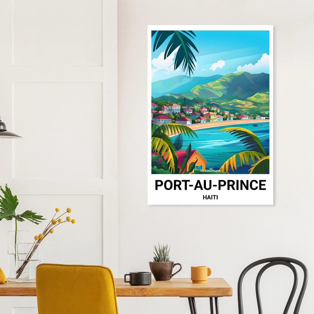 Affiche PORT-AU-PRINCE - Image 4 of 6
