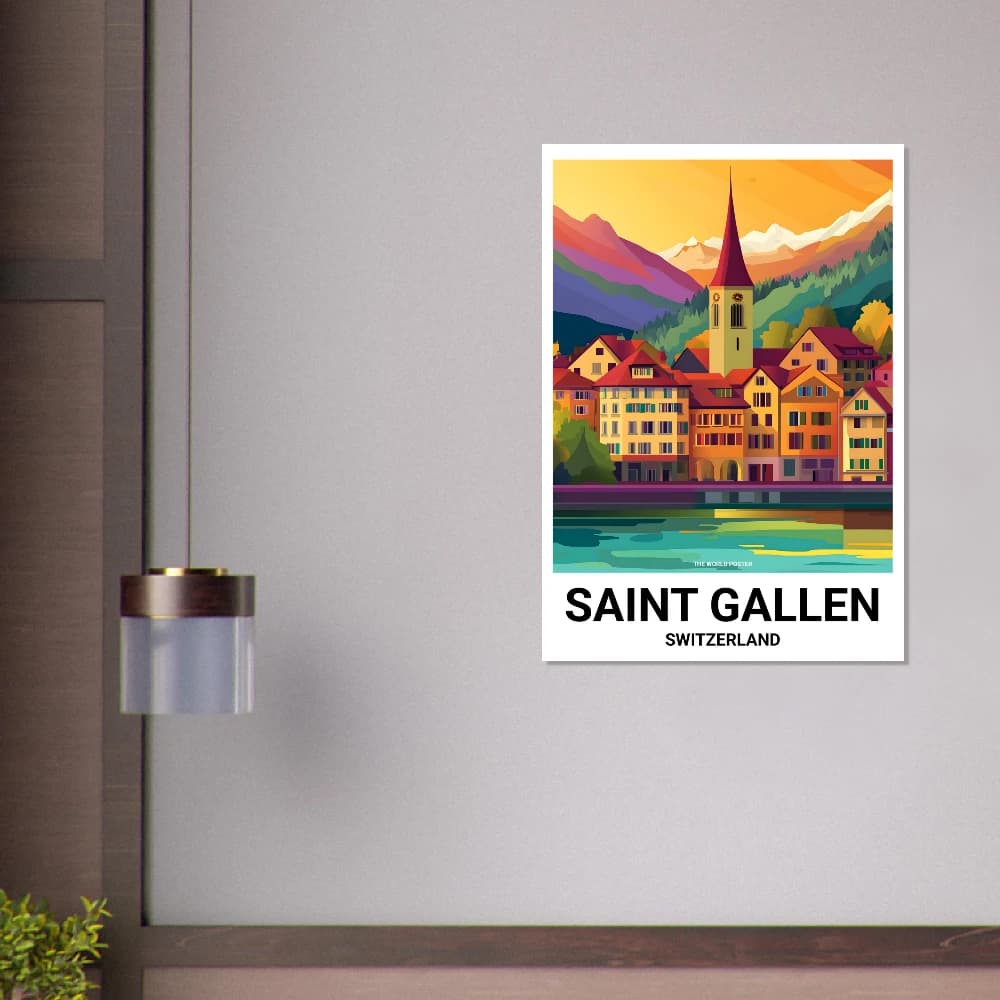 Affiche SAINT-GALL - Image 2 of 6