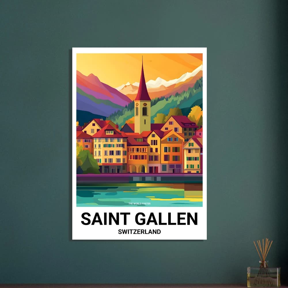 Affiche SAINT-GALL - Image 4 of 6