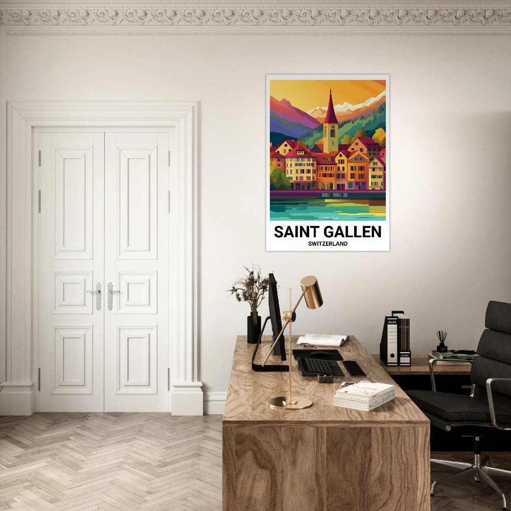 Affiche SAINT-GALL - Image 5 of 6