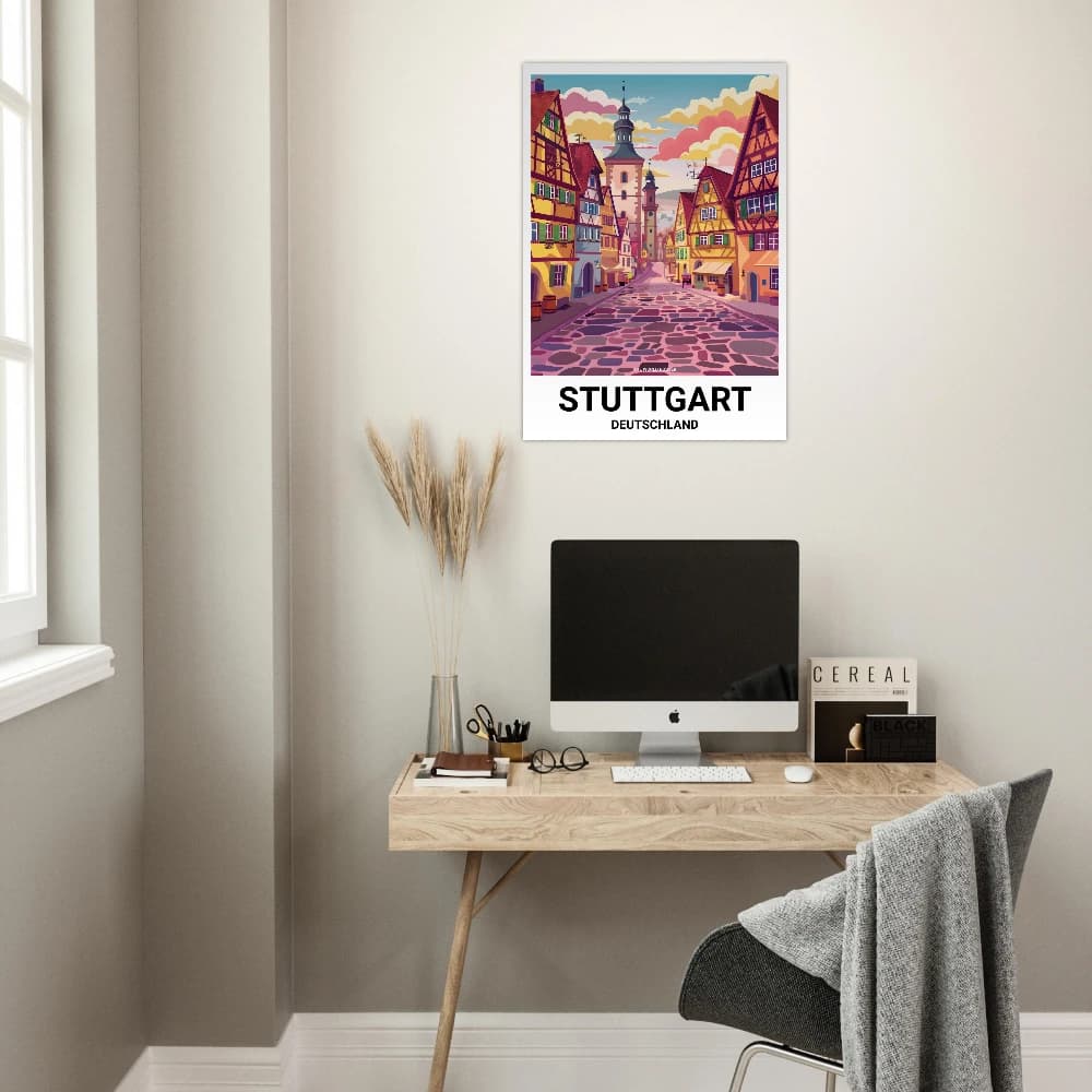 Affiche STUTTGART - Image 3 of 6