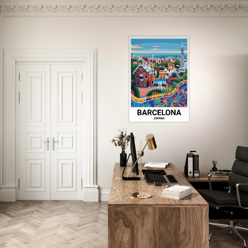 Affiche BARCELONE - Image 6 of 6