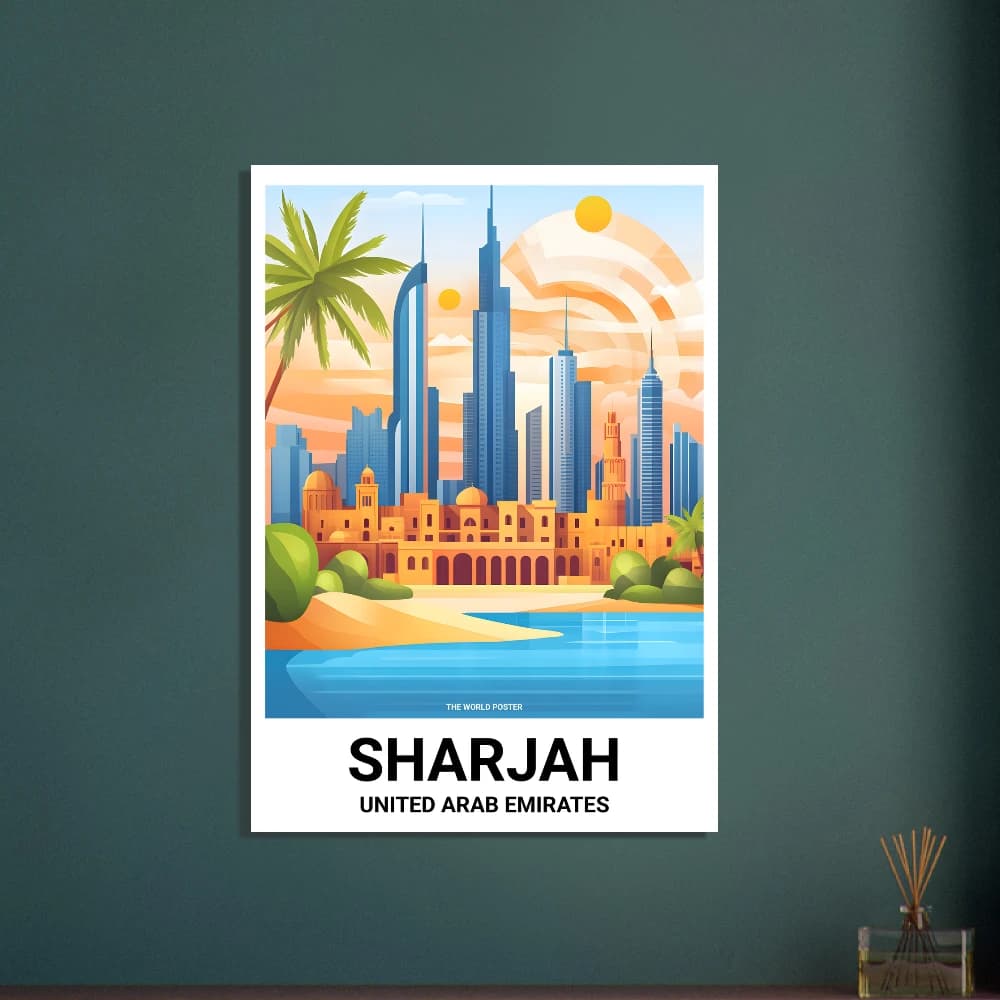 Affiche SHARJAH - Image 6 of 6