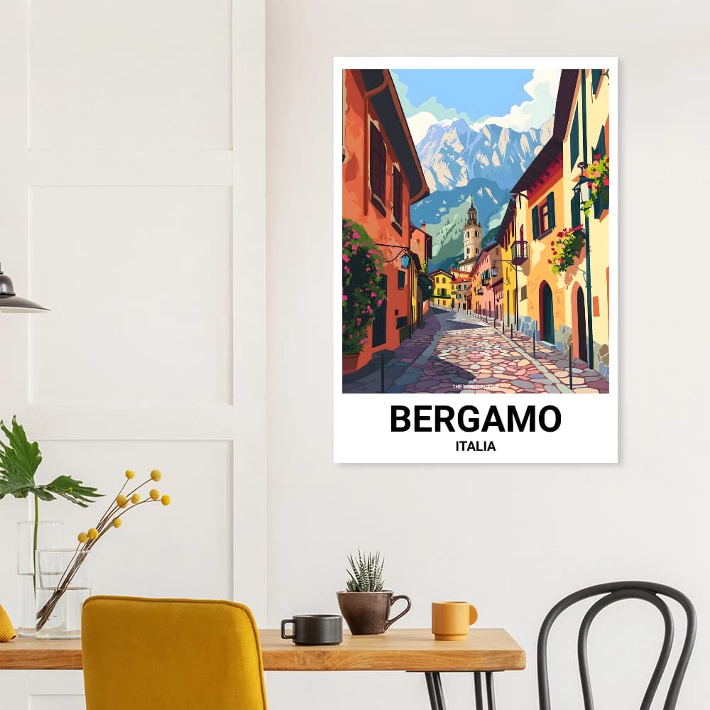 Affiche BERGAME - Image 6 of 6