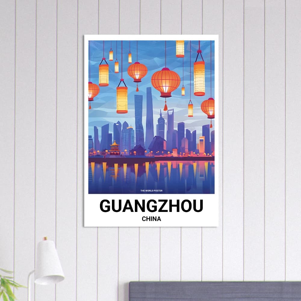 Affiche GUANGZHOU - Image 4 of 6
