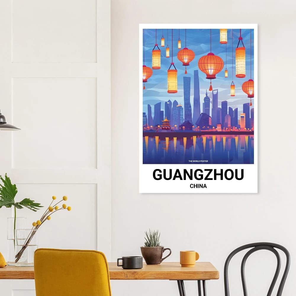 Affiche GUANGZHOU - Image 6 of 6