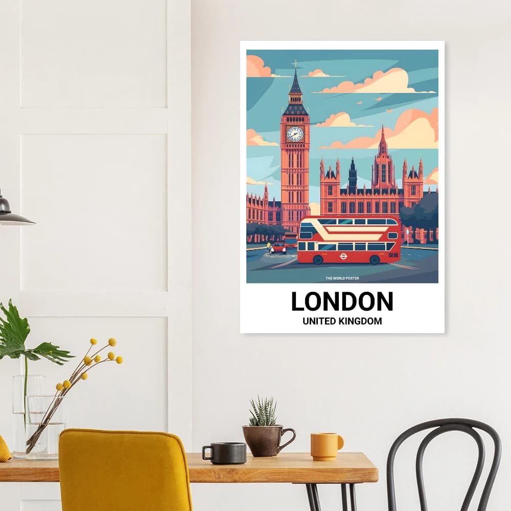 Affiche LONDRES - Image 5 of 6