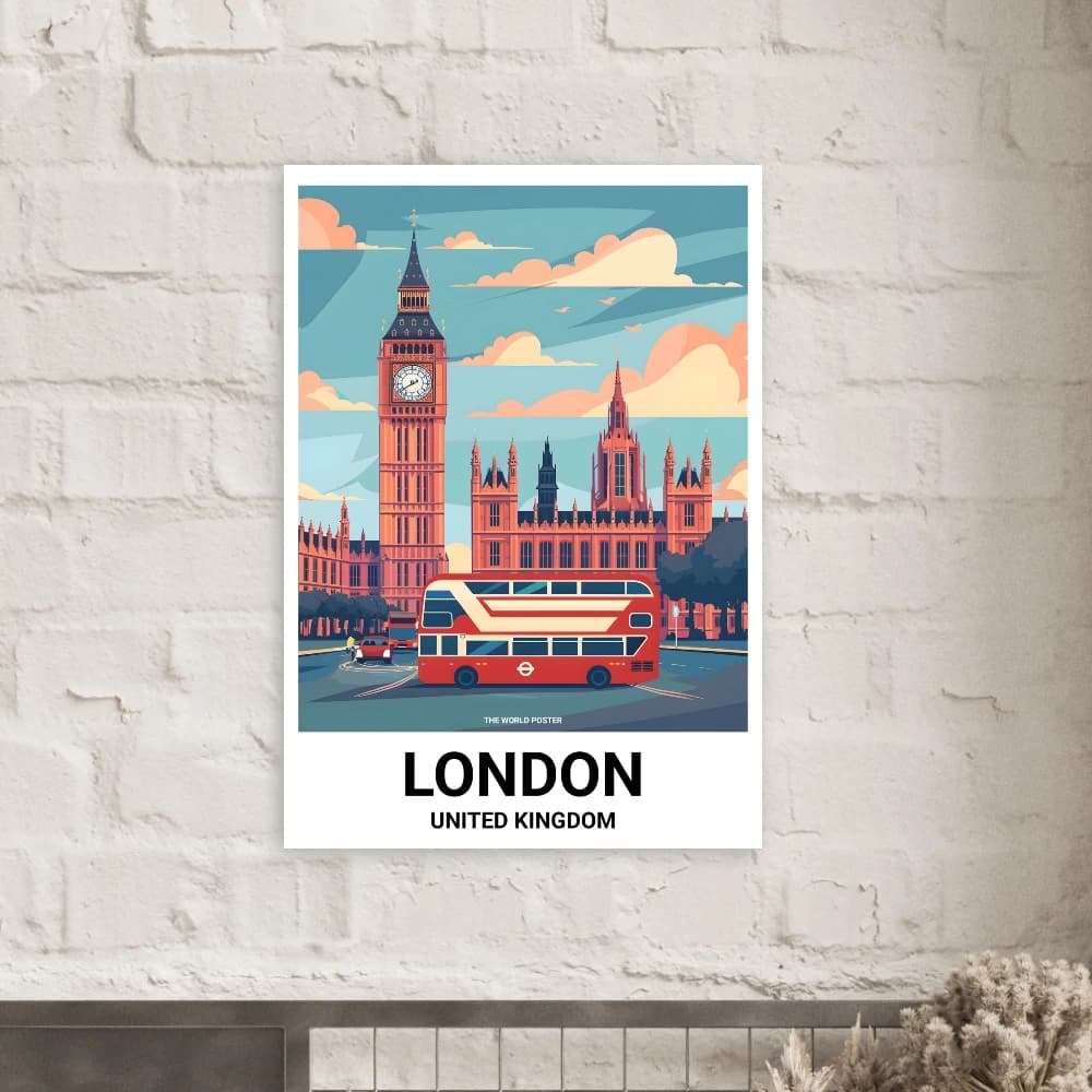 Affiche LONDRES - Image 6 of 6