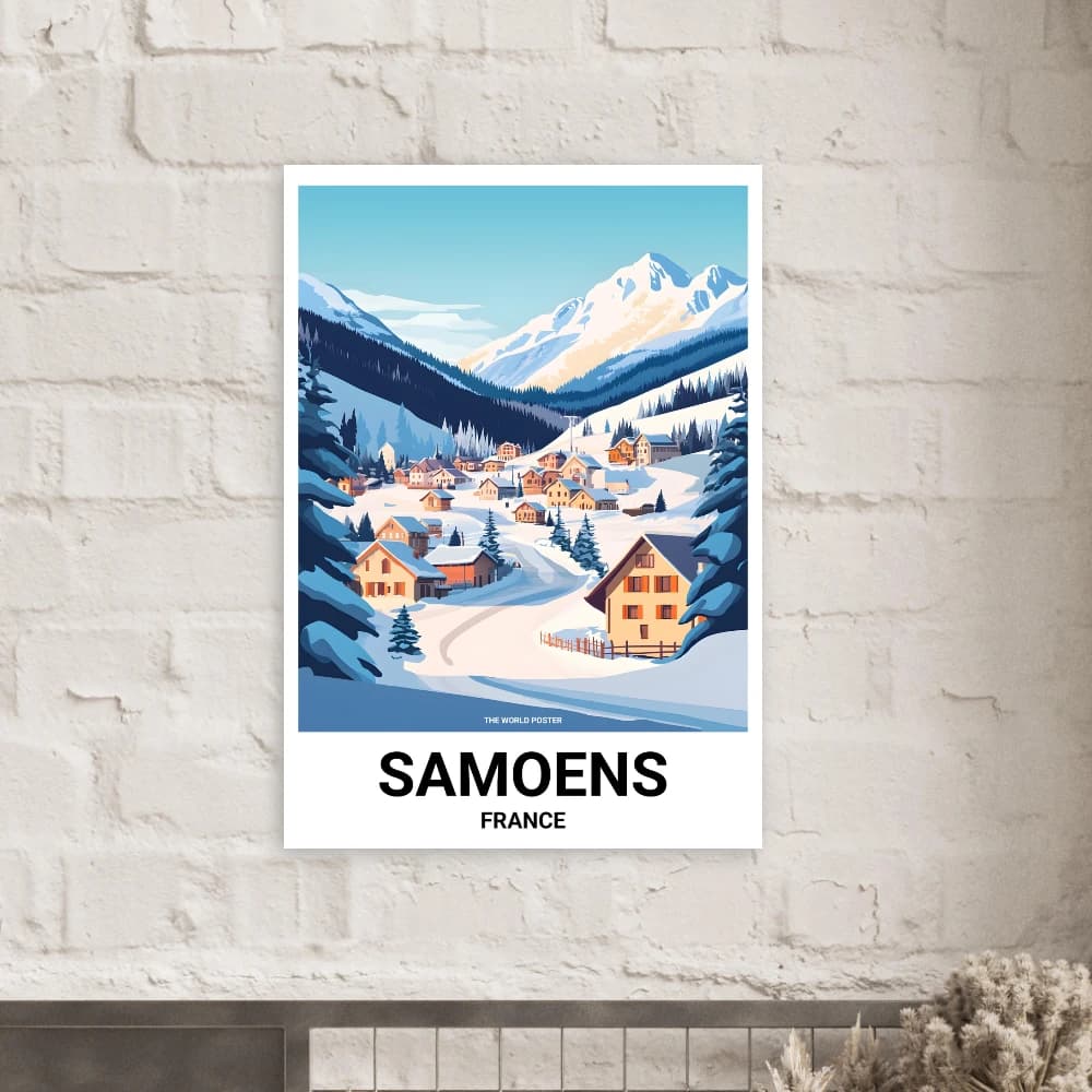 Affiche SAMOËNS - Image 3 of 6