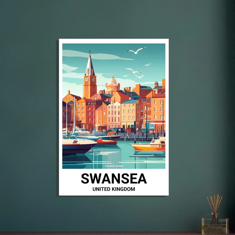 Affiche SWANSEA - Image 3 of 6