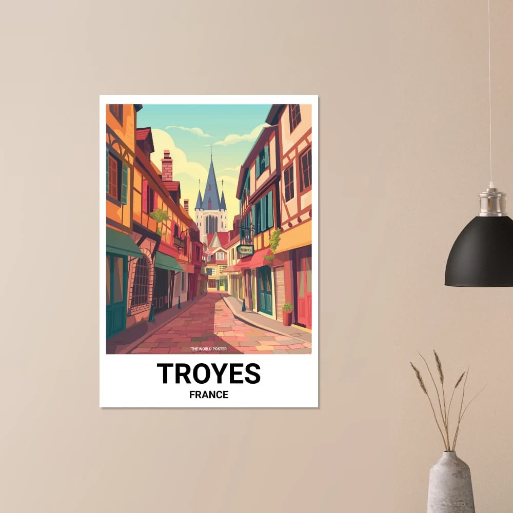 Affiche TROYES - Image 2 of 6