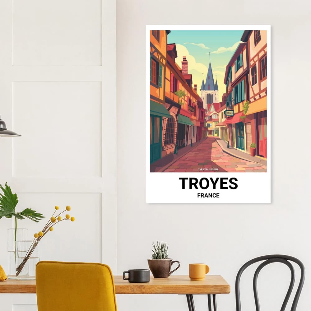 Affiche TROYES - Image 3 of 6