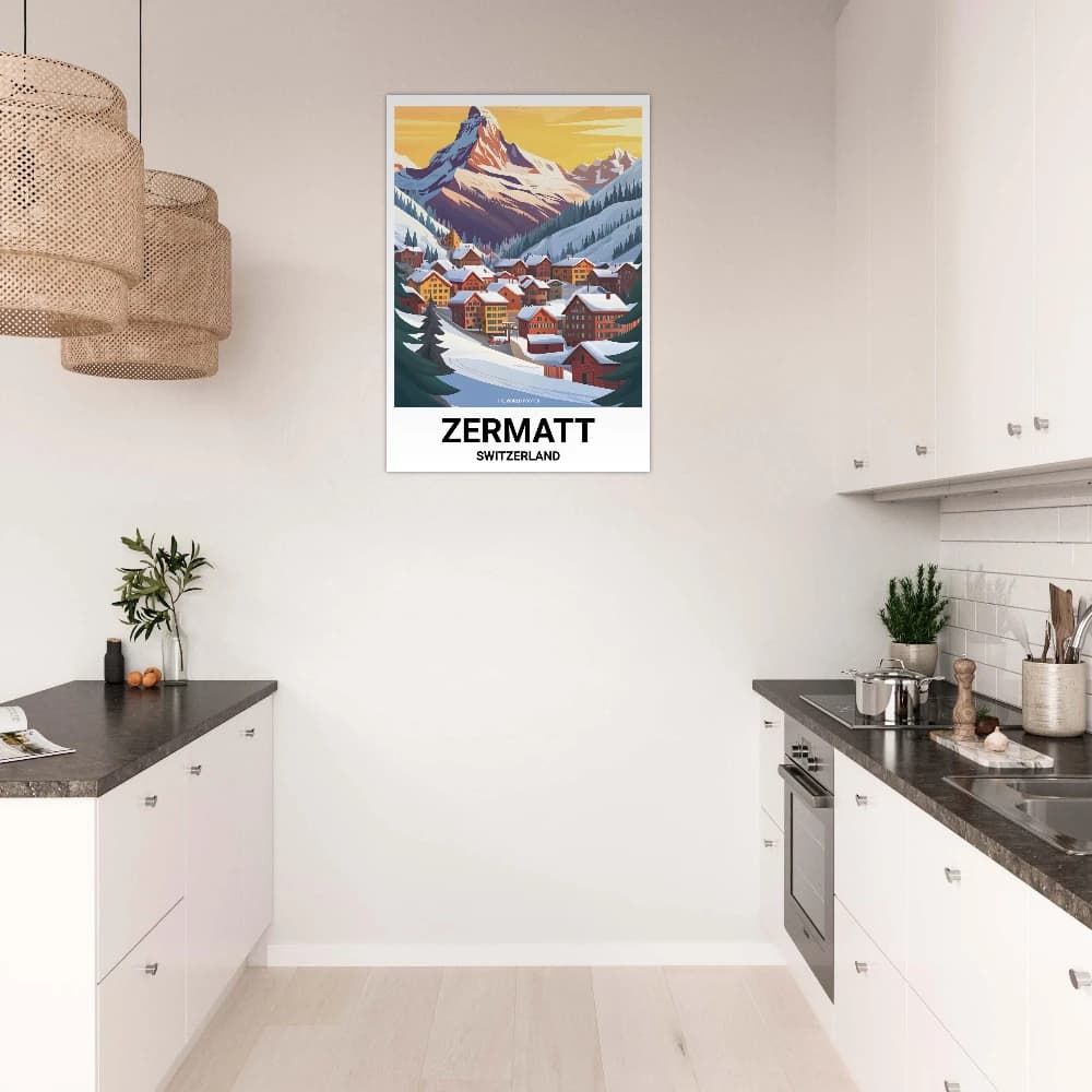 Affiche ZERMATT - Image 2 of 6