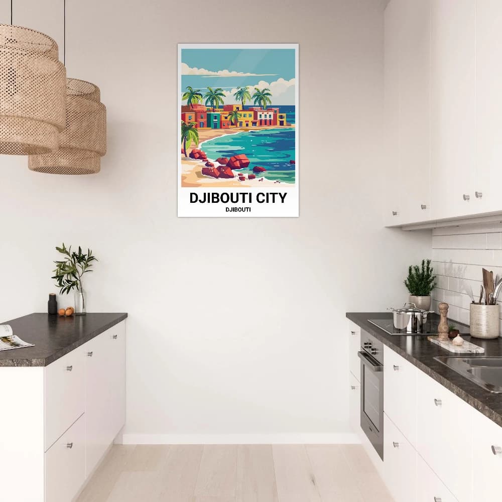 Affiche DJIBOUTI VILLE - Image 4 of 6