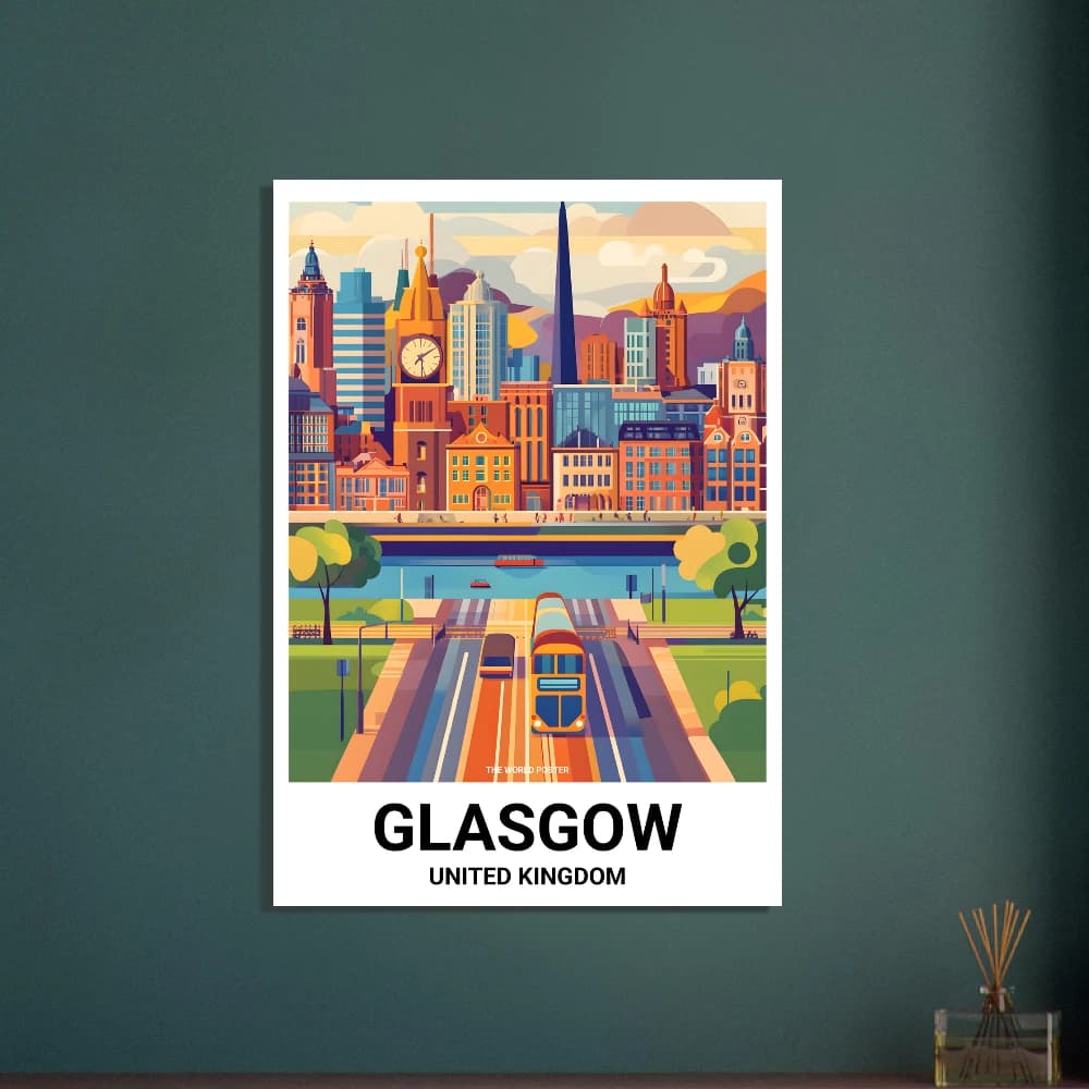 Affiche GLASGOW - Image 3 of 6