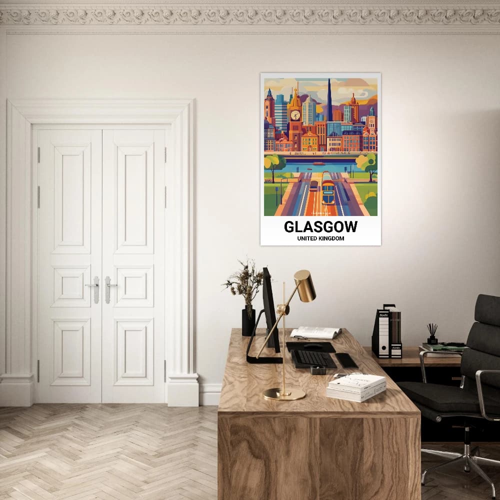 Affiche GLASGOW - Image 6 of 6