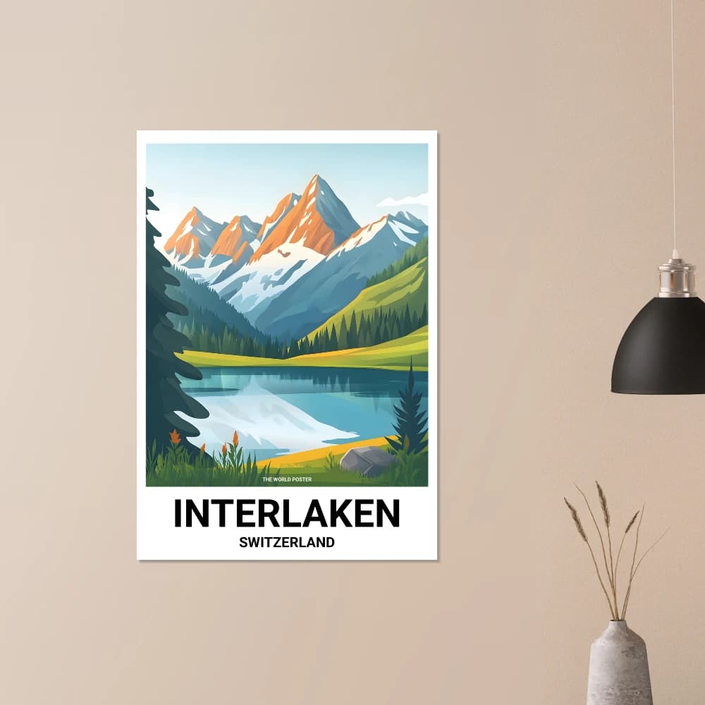 Affiche INTERLAKEN - Image 2 of 6