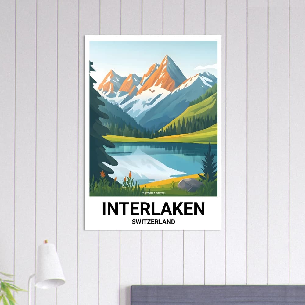 Affiche INTERLAKEN - Image 6 of 6