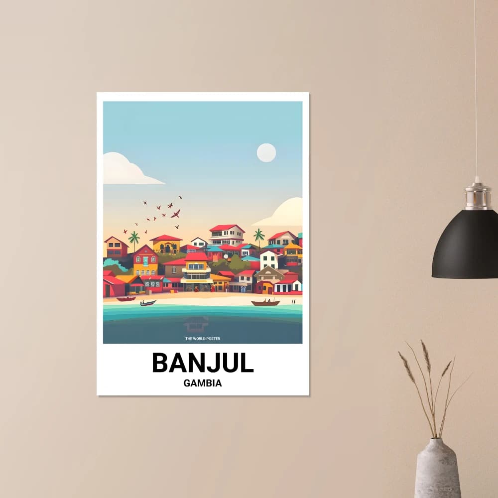 Affiche BANJUL - Image 3 of 6