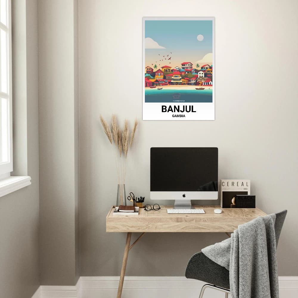 Affiche BANJUL - Image 4 of 6