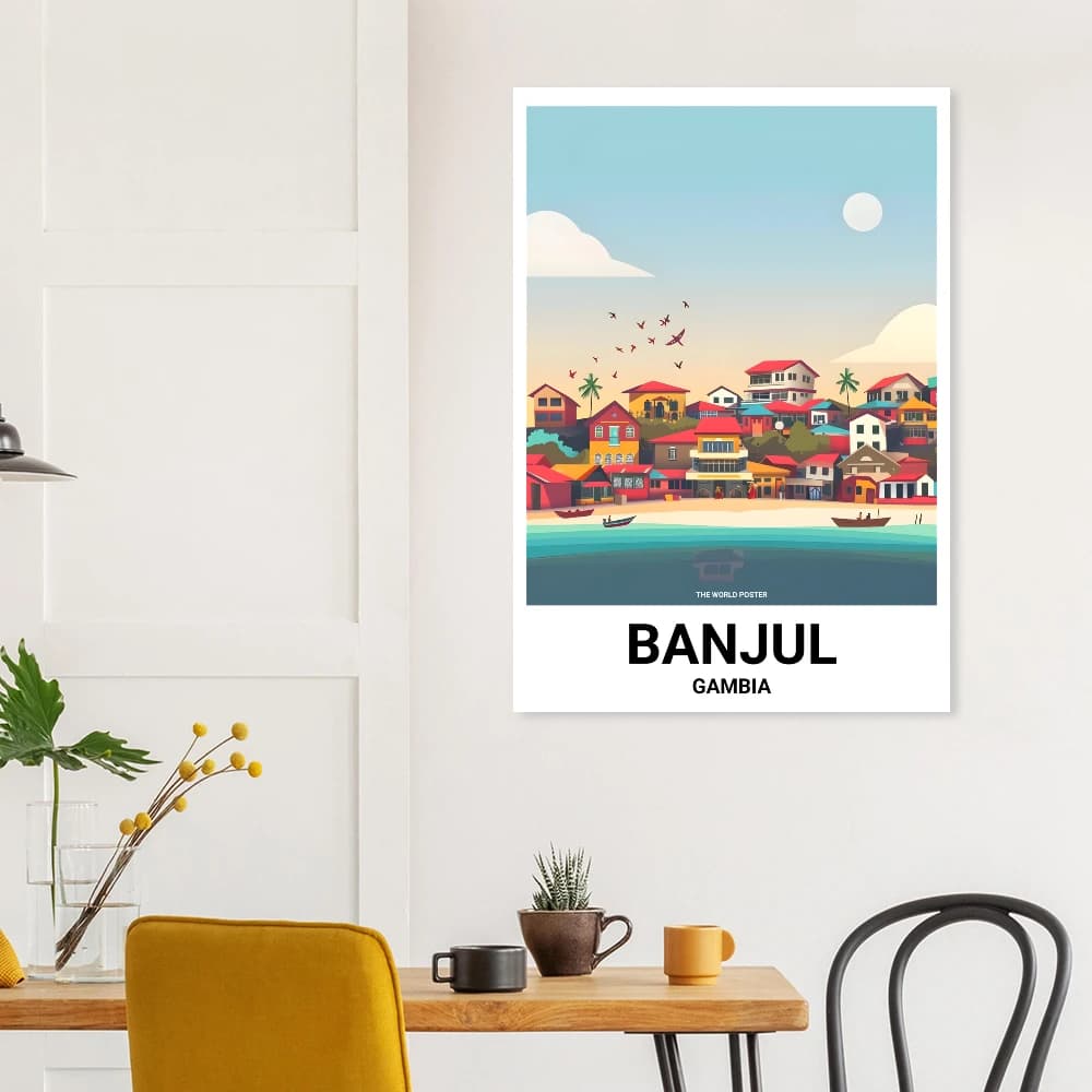 Affiche BANJUL - Image 5 of 6