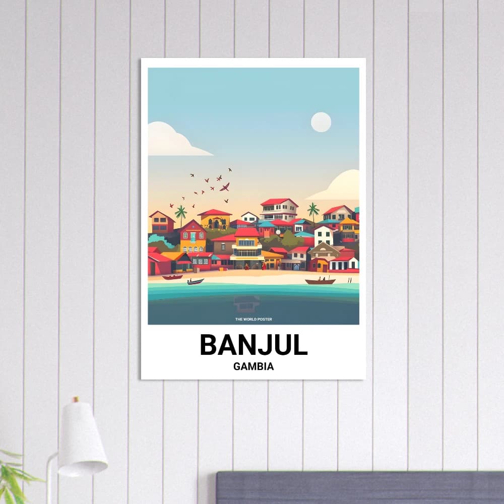 Affiche BANJUL - Image 6 of 6