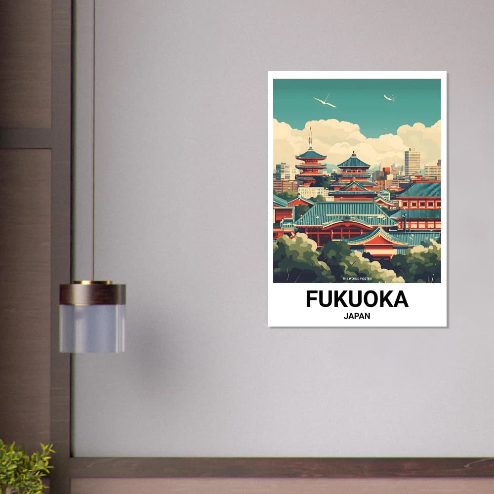 Affiche FUKUOKA - Image 2 of 6