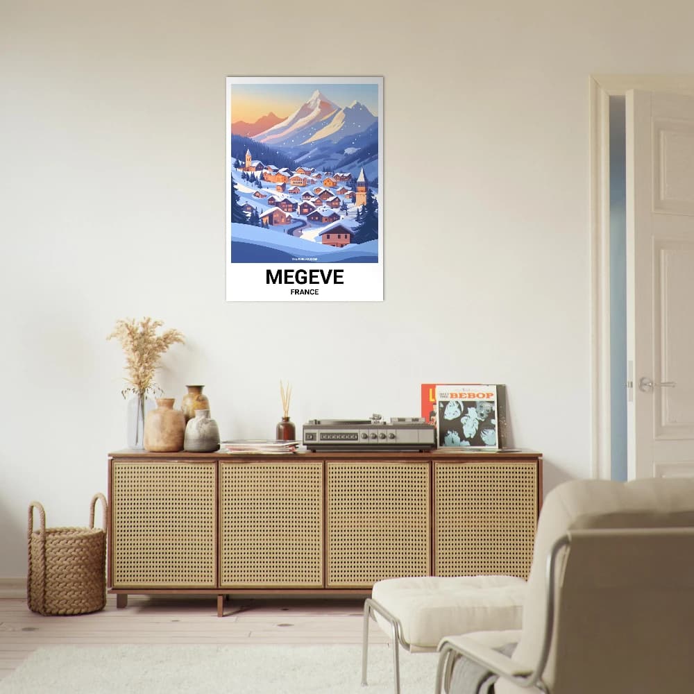 Affiche MEGÈVE - Image 2 of 6